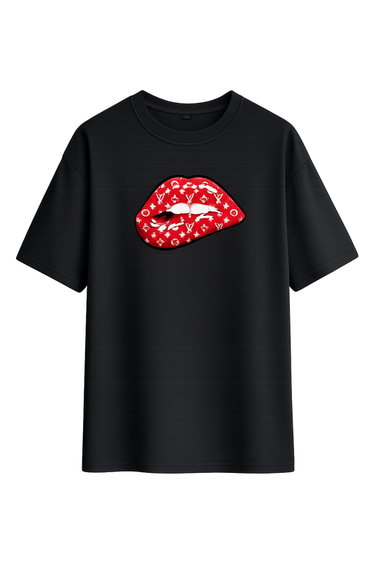 Luxe Ruby Lips Streetwear Tee