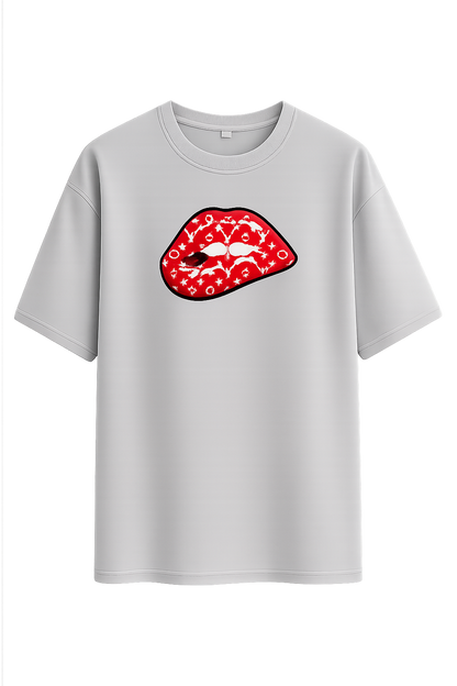 Luxe Ruby Lips Streetwear Tee