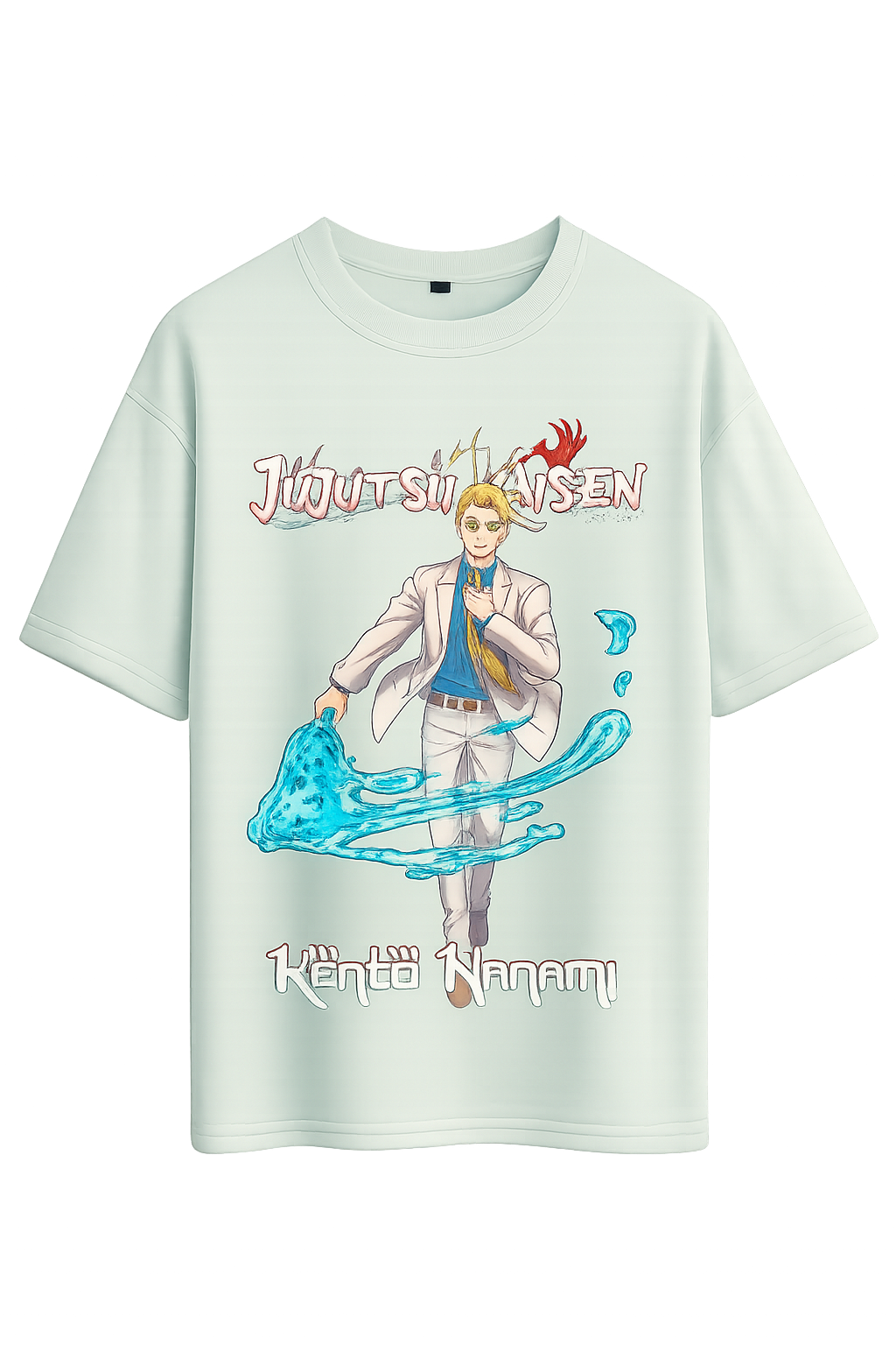 NANAMI CURSED BLADE AESTHETIC GRAPHIC TEE