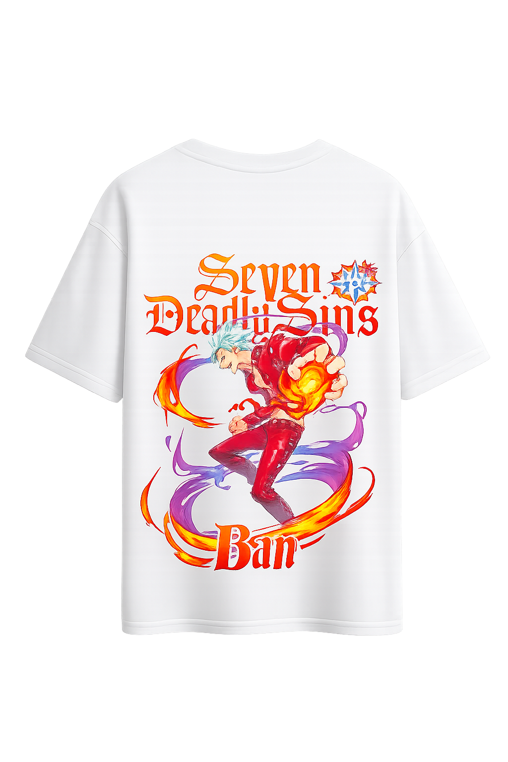 THE IMMORTAL BAN OVERSIZED ANIME TEE