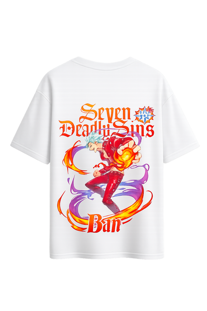 THE IMMORTAL BAN OVERSIZED ANIME TEE