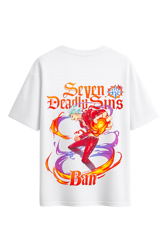 THE IMMORTAL BAN OVERSIZED ANIME TEE