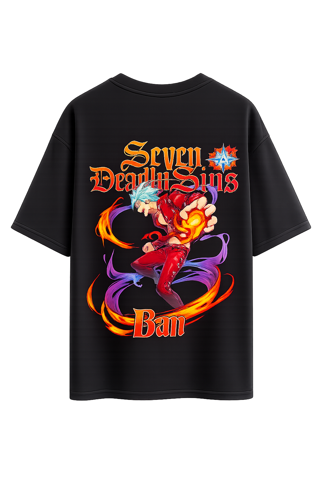 THE IMMORTAL BAN OVERSIZED ANIME TEE