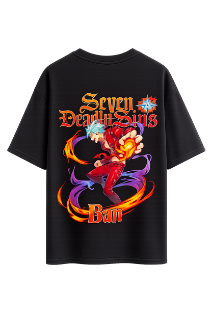 THE IMMORTAL BAN OVERSIZED ANIME TEE
