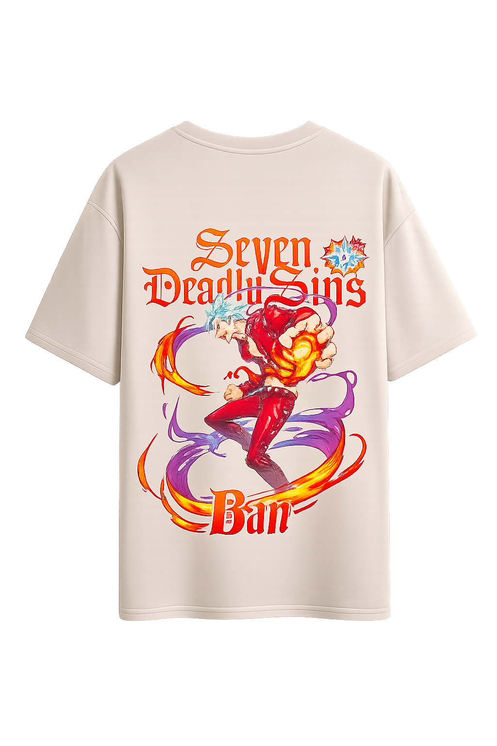 THE IMMORTAL BAN OVERSIZED ANIME TEE