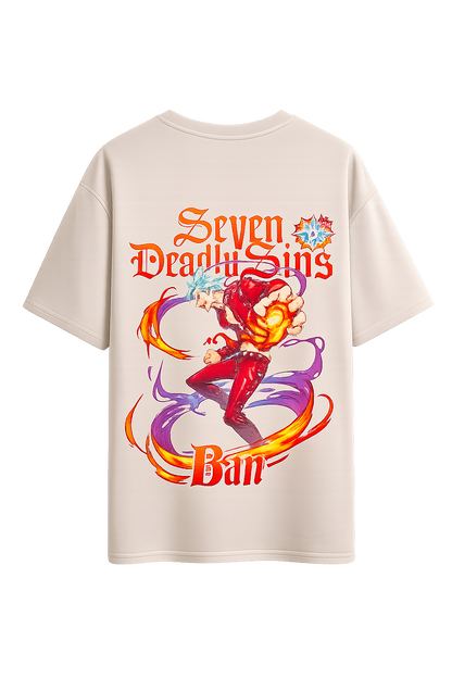 THE IMMORTAL BAN OVERSIZED ANIME TEE