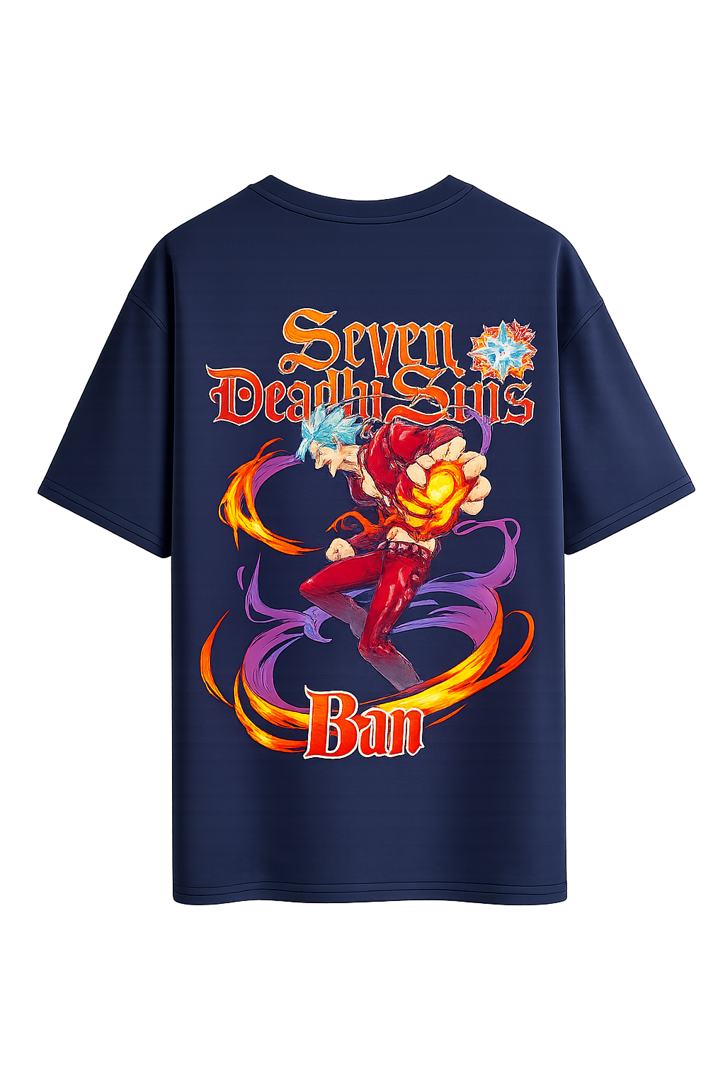 THE IMMORTAL BAN OVERSIZED ANIME TEE