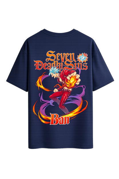 THE IMMORTAL BAN OVERSIZED ANIME TEE
