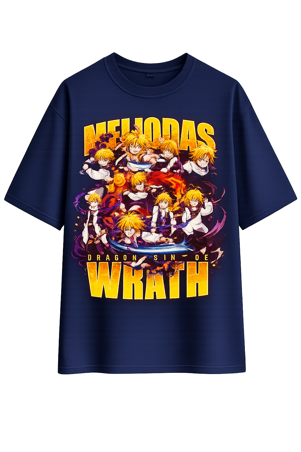 Wrath of Meliodas Anime Oversized Tee