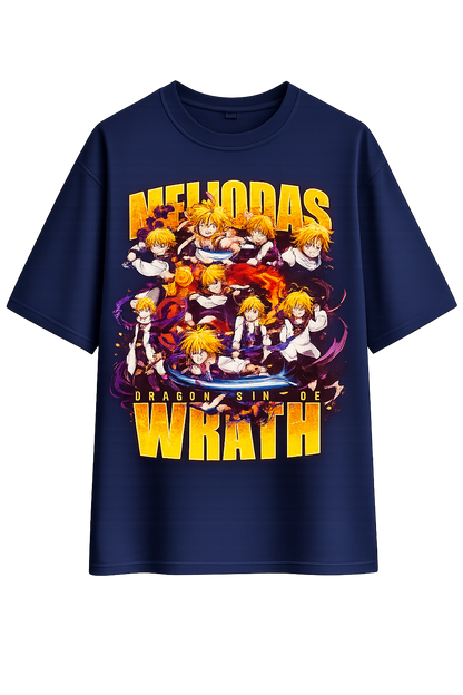 Wrath of Meliodas Anime Oversized Tee